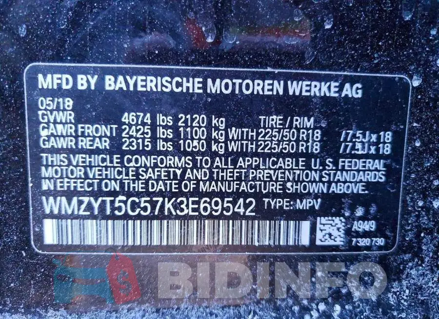 WMZYT5C57K3E69542 Photo# 12