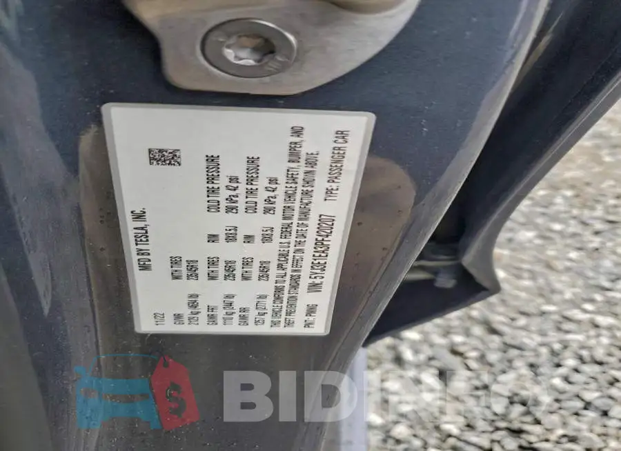 5YJ3E1EA3PF420207 Photo# 12