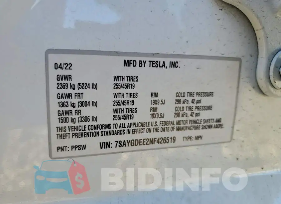 7SAYGDEE2NF426519 Photo# 13