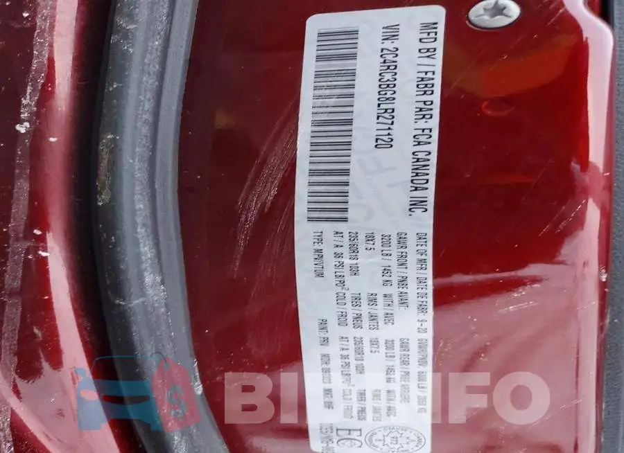 2C4RC3BG8LR271120 Photo# 13