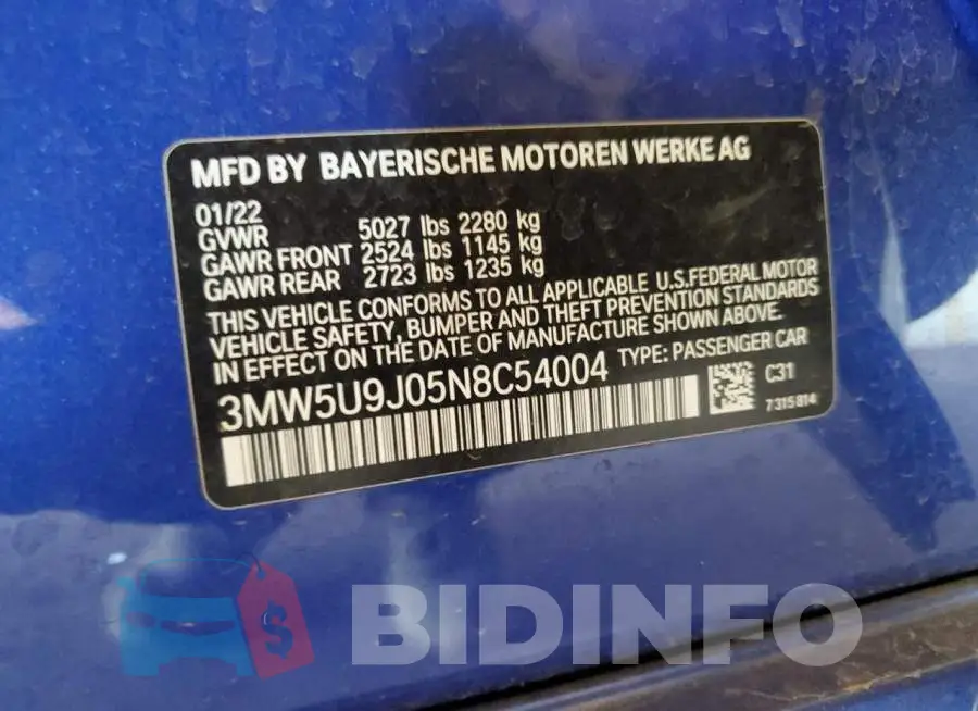3MW5U9J05N8C54004 Photo# 12
