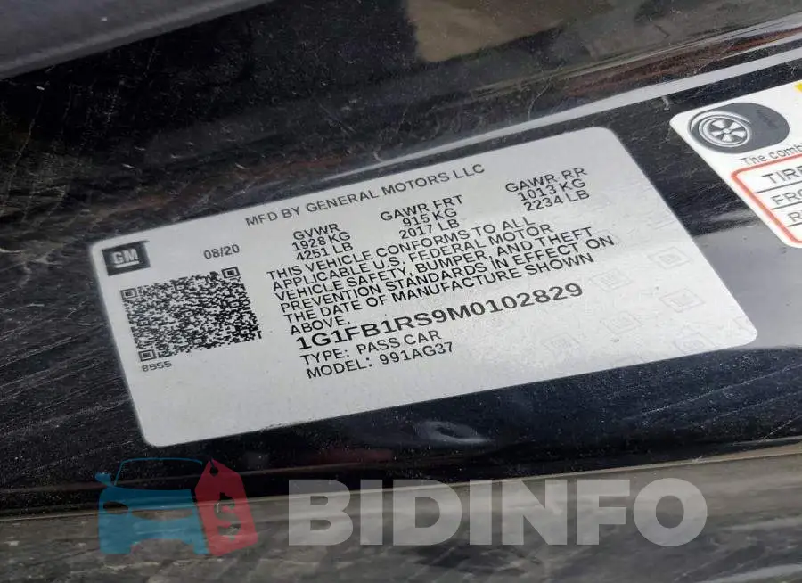 1G1FB1RS9M0102829 Photo# 13