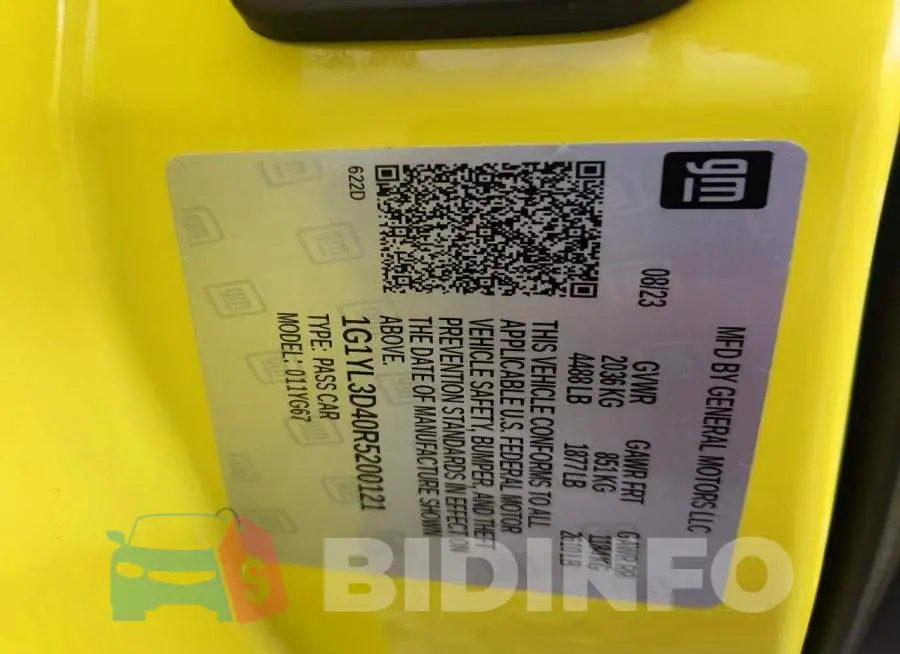 1G1YL3D40R5200121 Photo# 12