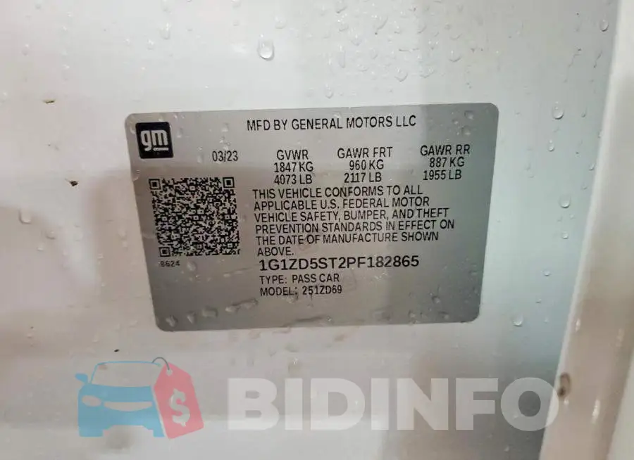 1G1ZD5ST2PF182865 Photo# 12