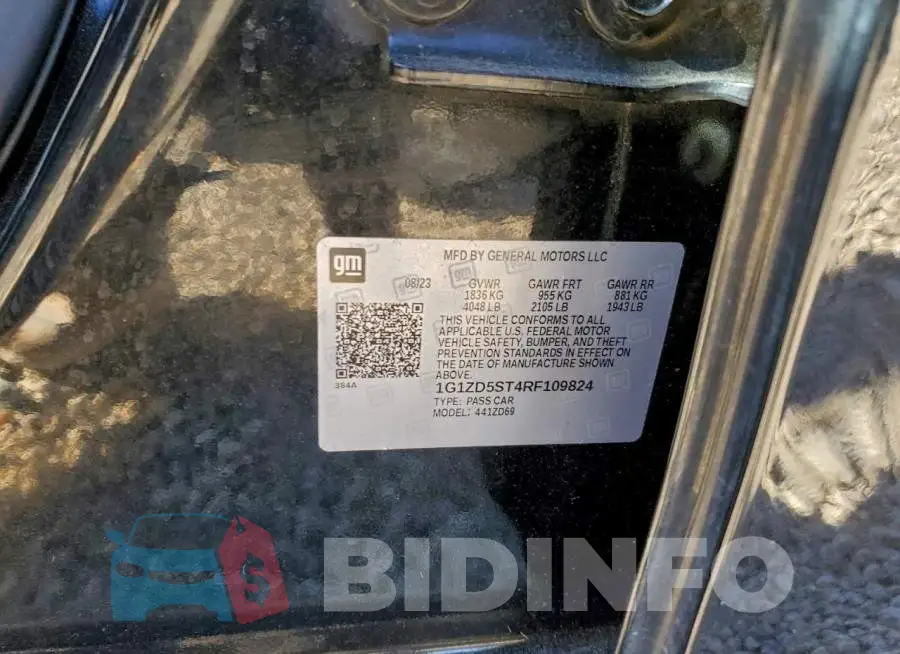 1G1ZD5ST4RF109824 Photo# 13