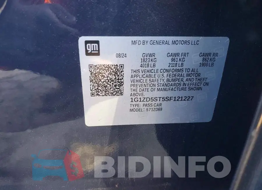 1G1ZD5ST5SF121227 Photo# 12