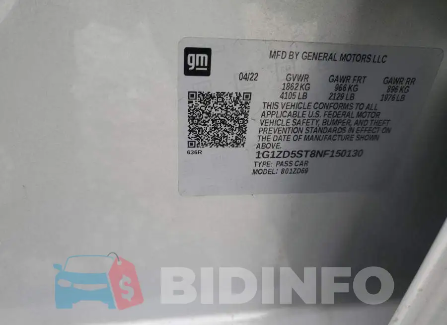 1G1ZD5ST8NF150130 Photo# 12