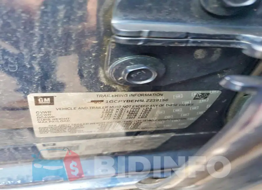 1GCPYBEH5LZ239156 Photo# 12