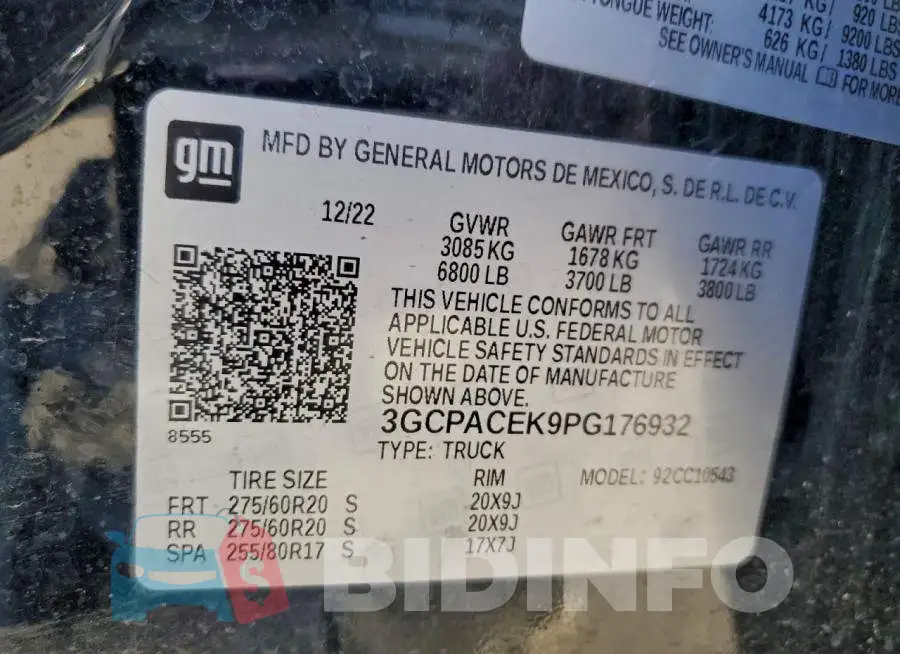 3GCPACEK9PG176932 Photo# 12