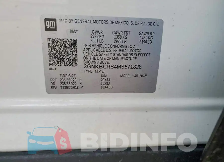 3GNKBCRS4MS571828 Photo# 12