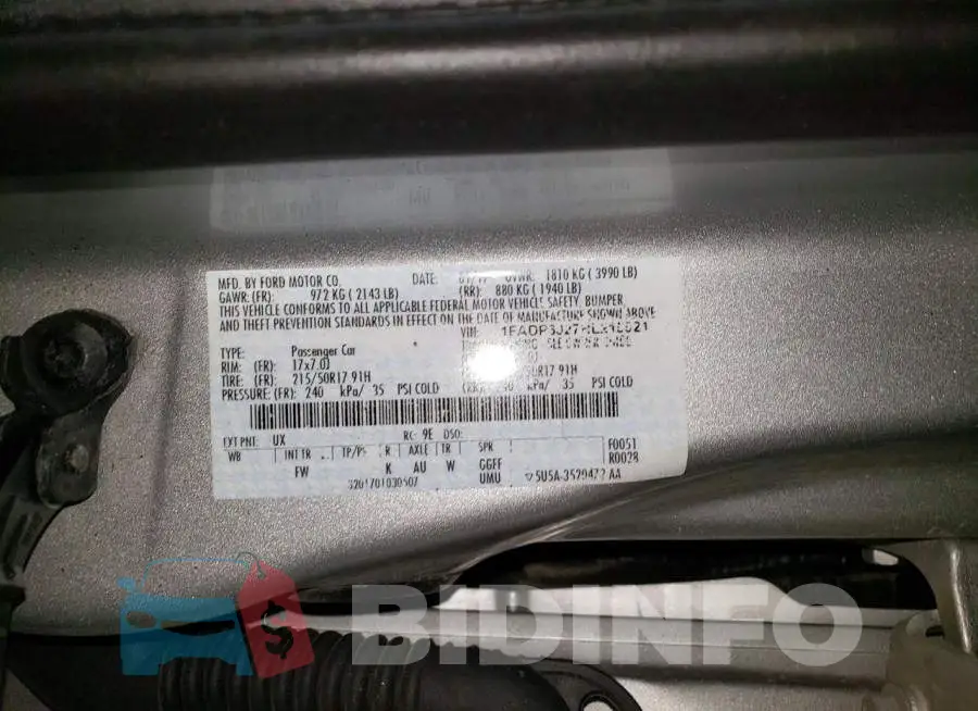1FADP3J27HL215521 Photo# 12