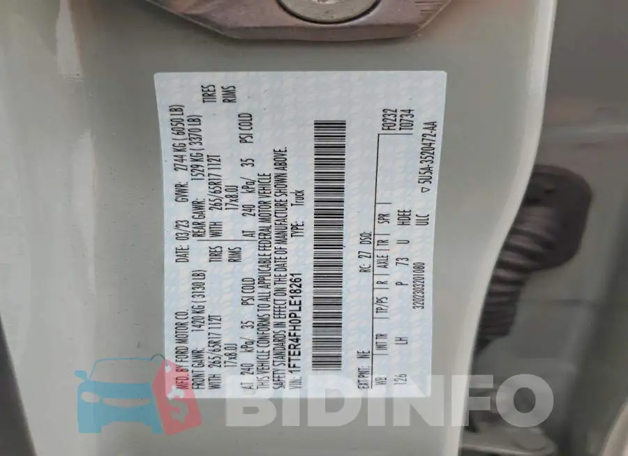 1FTER4FH0PLE18261 Photo# 13