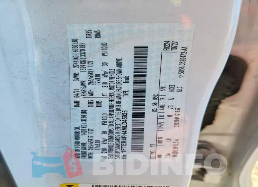 1FTER4FH4MLD45925 Photo# 12
