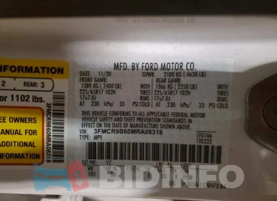 3FMCR9B60MRA08318 Photo# 12