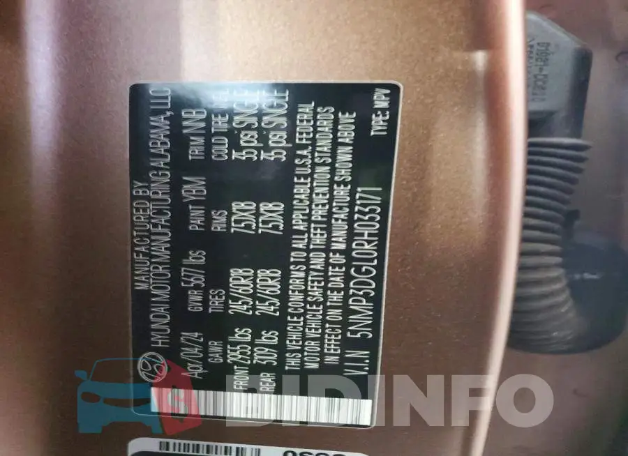 5NMP3DGL0RH033171 Photo# 12