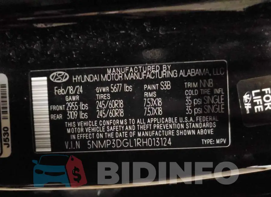 5NMP3DGL1RH013124 Photo# 13