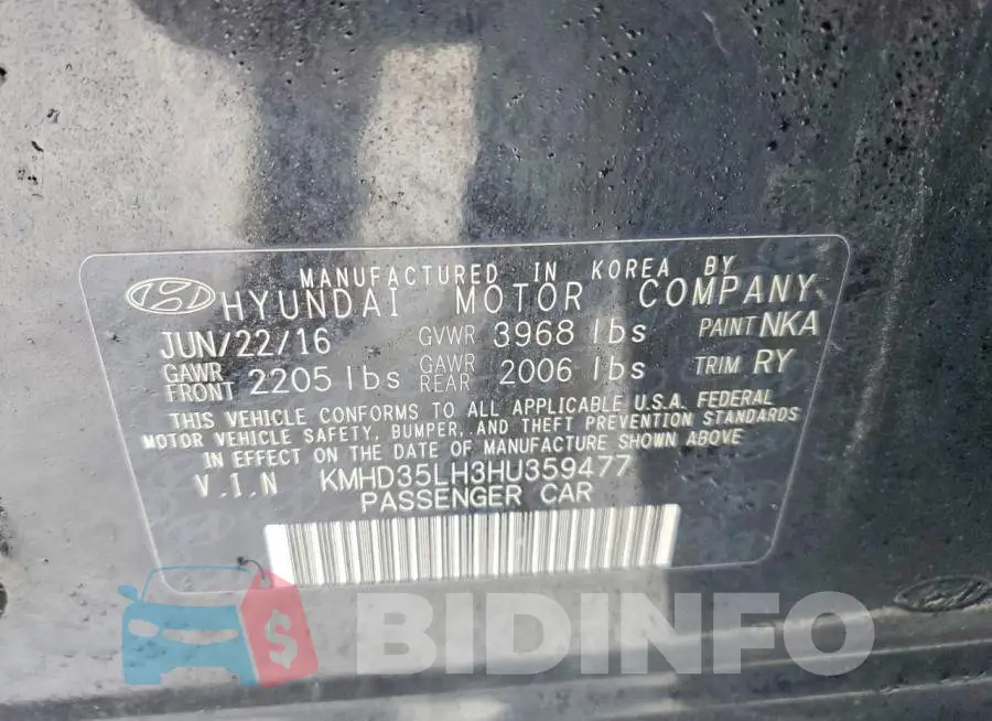 KMHD35LH3HU359477 Photo# 13