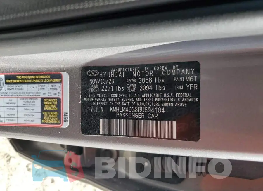 KMHLM4DG3RU694104 Photo# 12