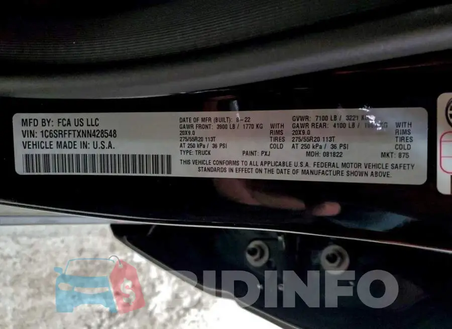 1C6SRFFTXNN428548 Photo# 13