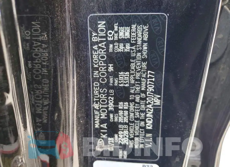 KNDJN2A20J7907177 Photo# 12