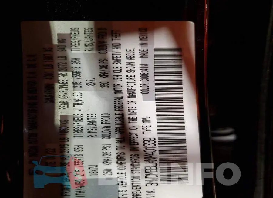 3MVDMBBLXNM401339 Photo# 13