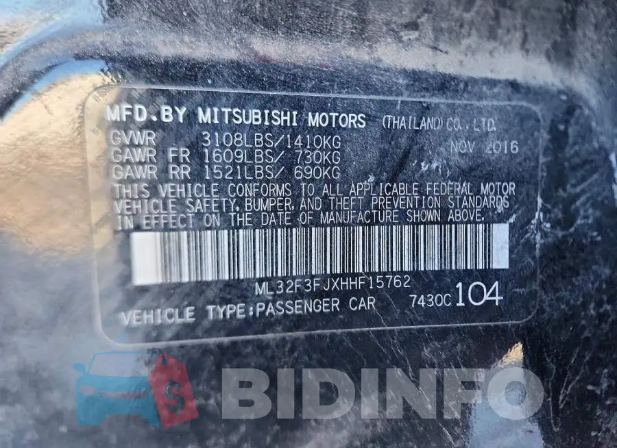 ML32F3FJXHHF15762 Photo# 12