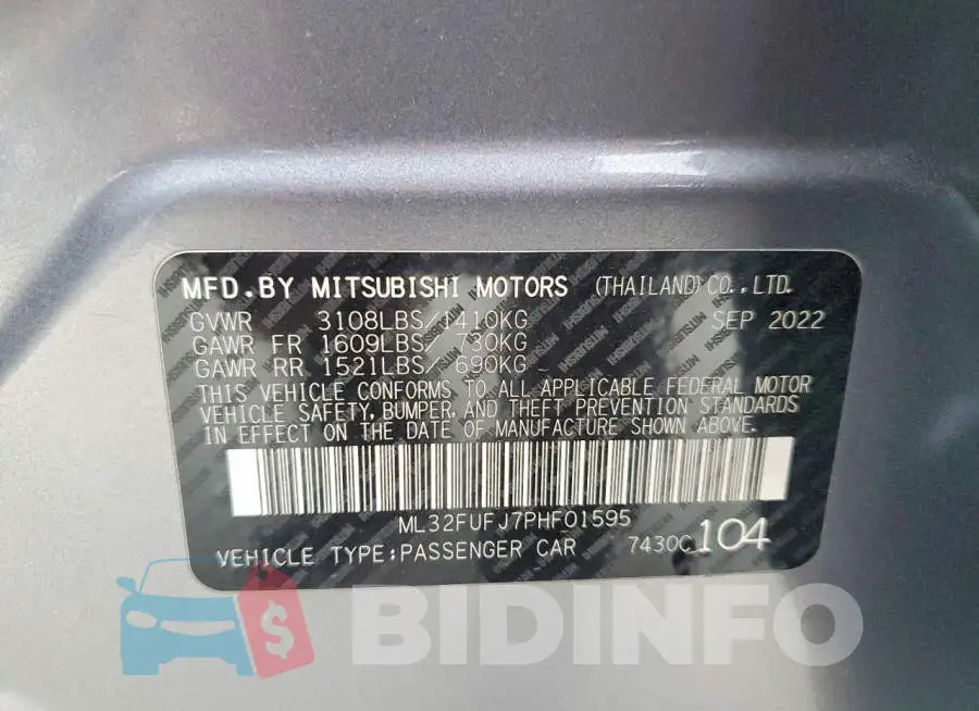 ML32FUFJ7PHF01595 Photo# 12