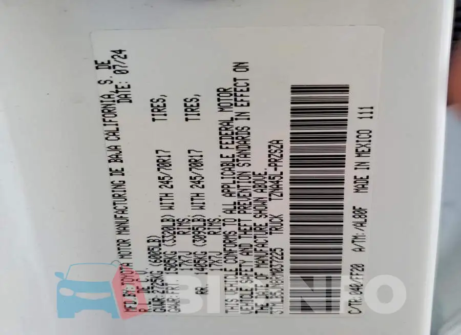 3TMLB5JN8RM037225 Photo# 12