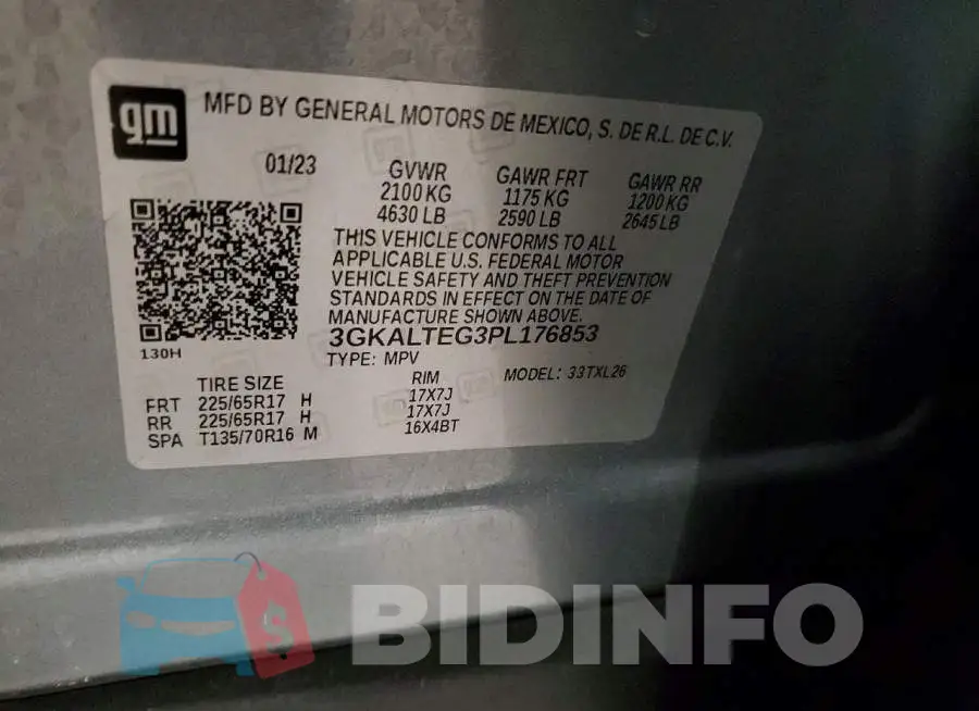 3GKALTEG3PL176853 Photo# 13
