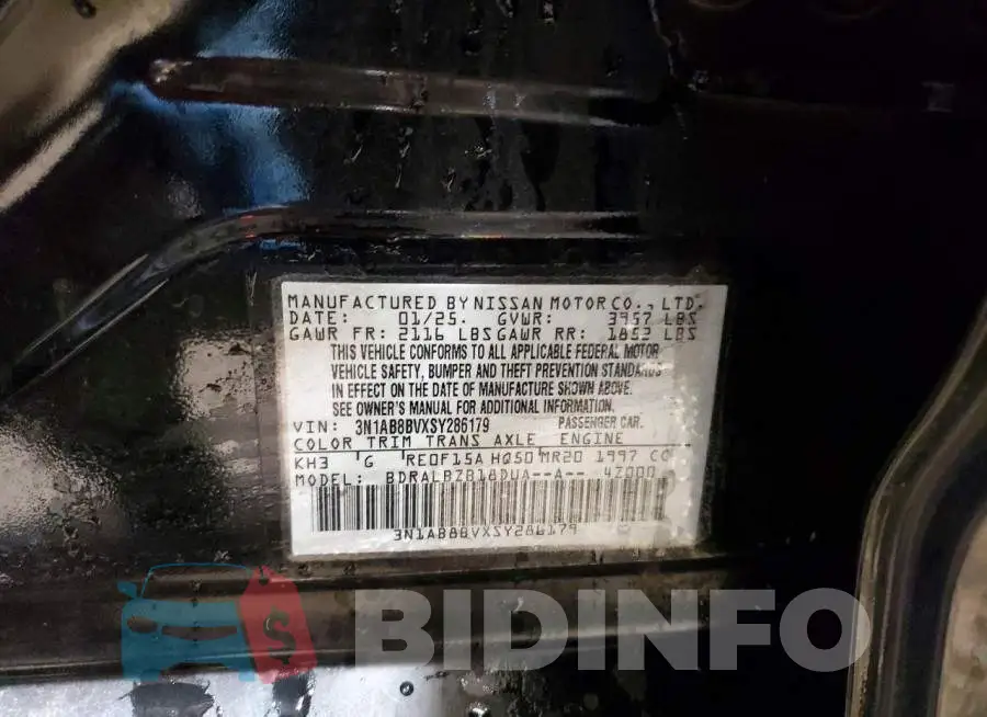 3N1AB8BVXSY286179 Photo# 12