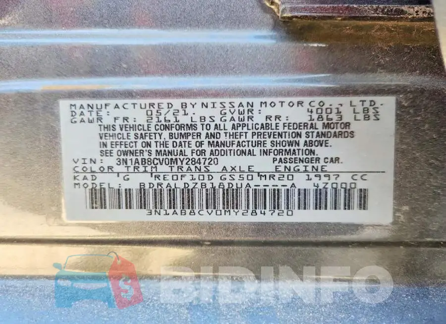 3N1AB8CV0MY284720 Photo# 12