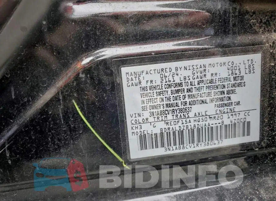 3N1AB8CV1RY380637 Photo# 12