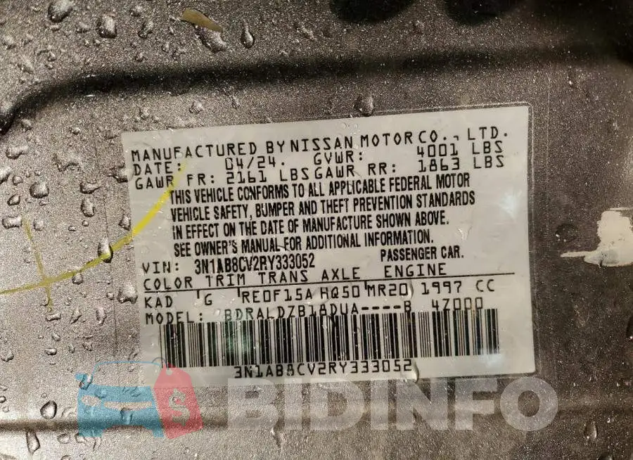 3N1AB8CV2RY333052 Photo# 12
