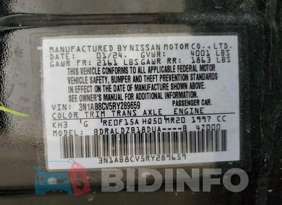 3N1AB8CV5RY289659 Photo# 13