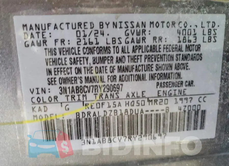 3N1AB8CV7RY290697 Photo# 12