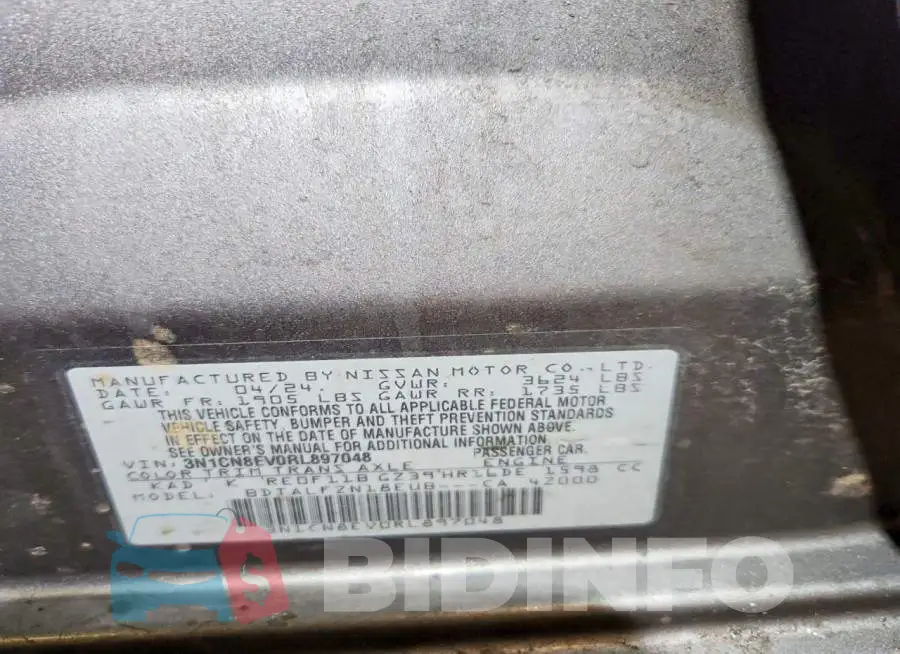 3N1CN8EV0RL897048 Photo# 12