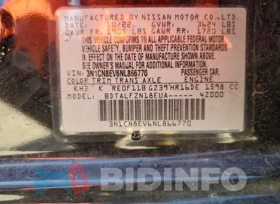 3N1CN8EV6NL866770 Photo# 12