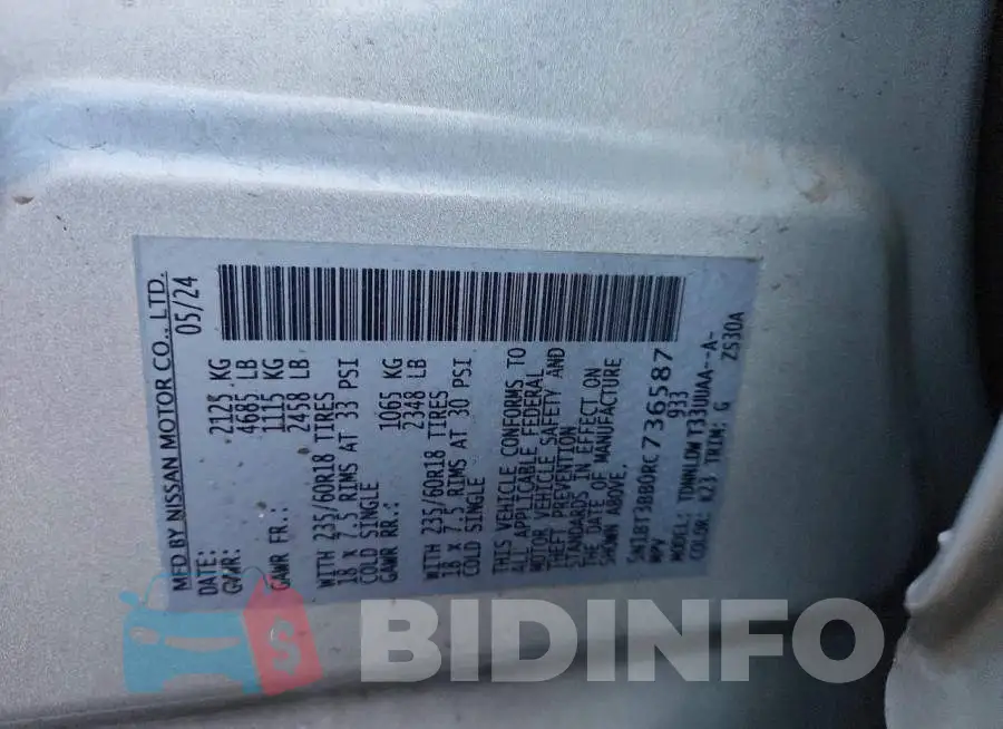 5N1BT3BB0RC736587 Photo# 14