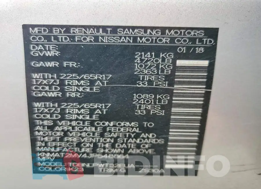 KNMAT2MV4JP548864 Photo# 13
