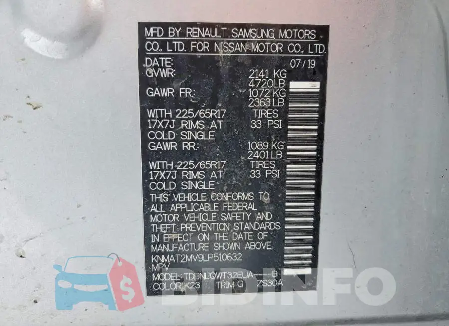 KNMAT2MV9LP510632 Photo# 13