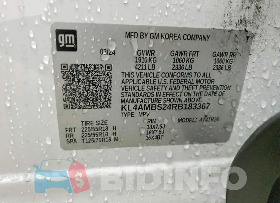 KL4AMBS24RB183367 Photo# 14