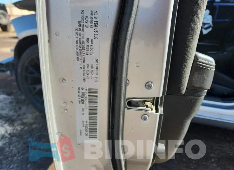 2C3CDXCT8JH238258 Photo# 12