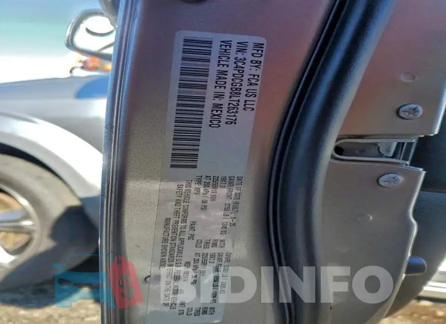 3C4PDCGB8LT263176 Photo# 13