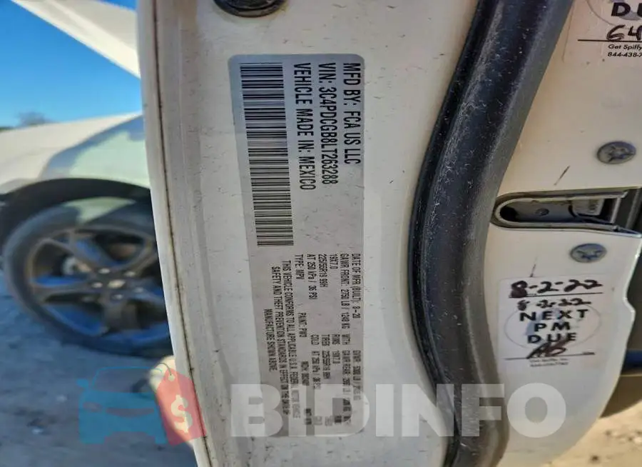 3C4PDCGB8LT263288 Photo# 14