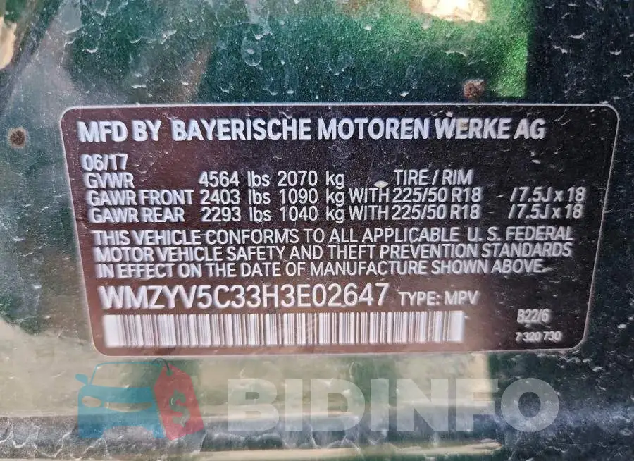 WMZYV5C33H3E02647 Photo# 12