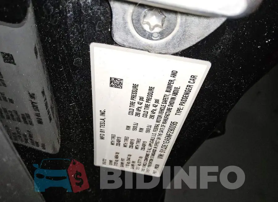 5YJ3E1EA6NF290095 Photo# 13