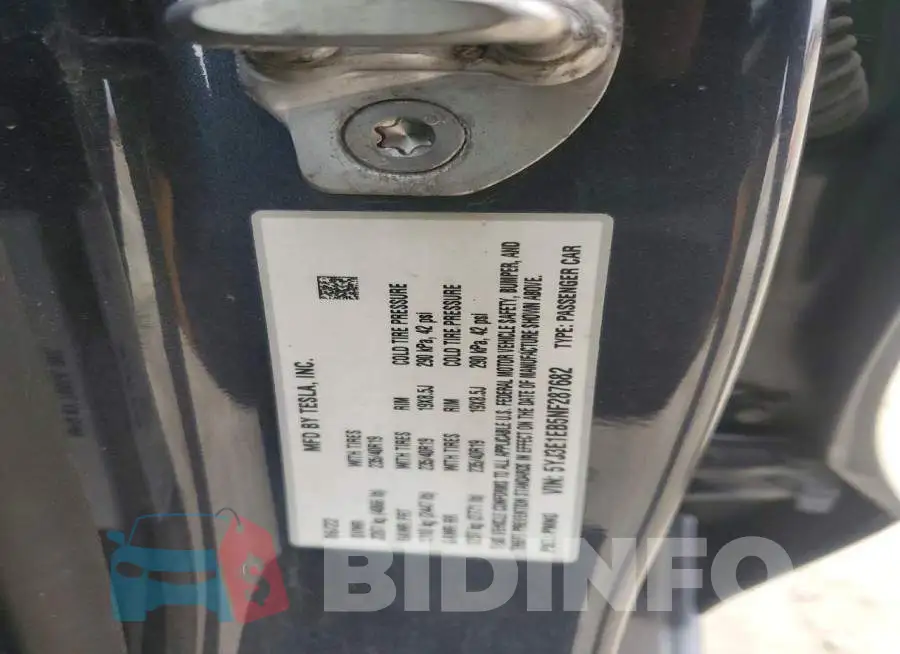 5YJ3E1EB5NF287682 Photo# 13