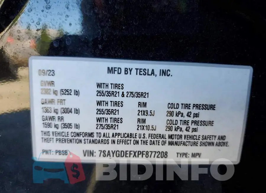 7SAYGDEFXPF877208 Photo# 13