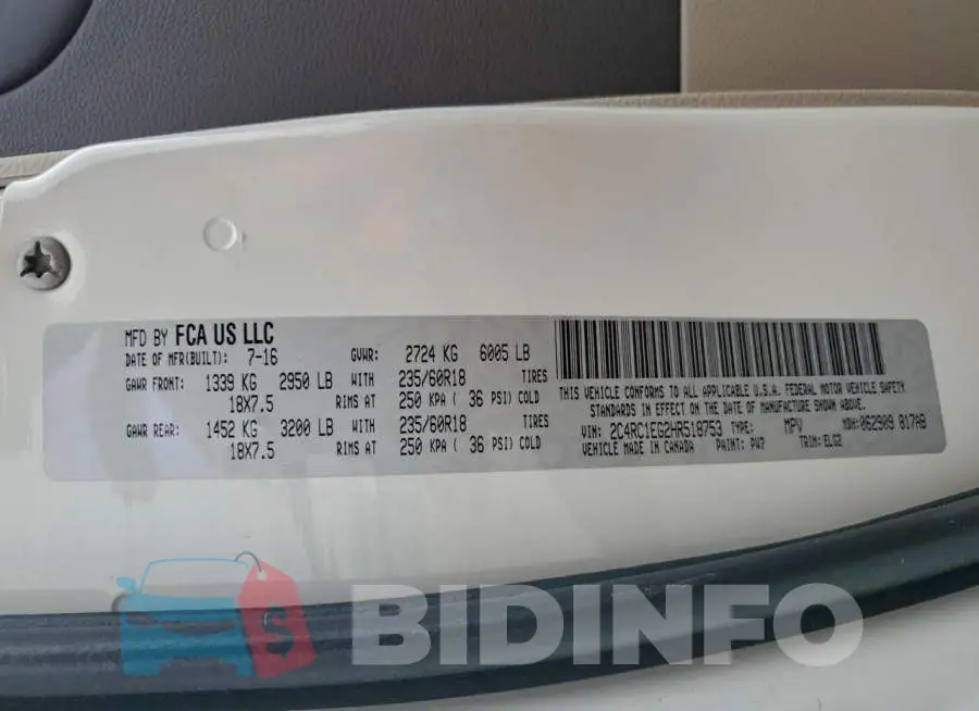 2C4RC1EG2HR518753 Photo# 13