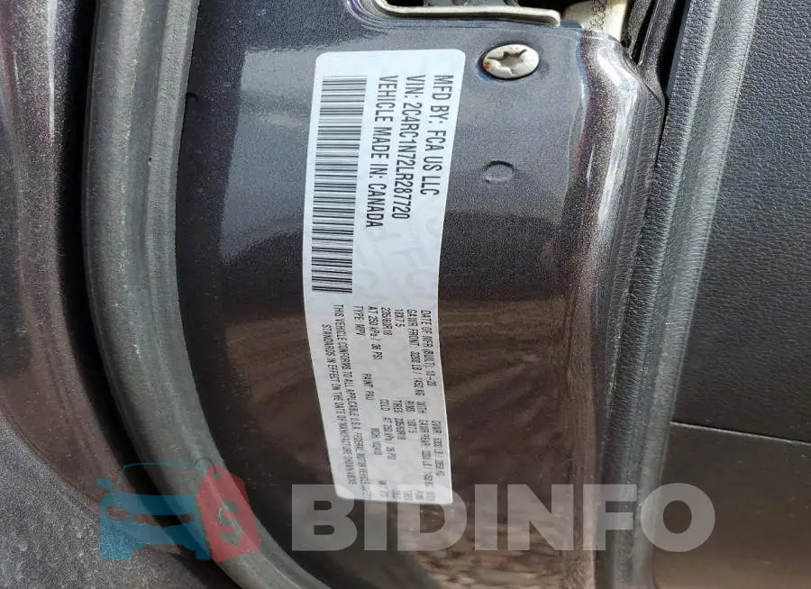 2C4RC1N72LR287720 Photo# 13